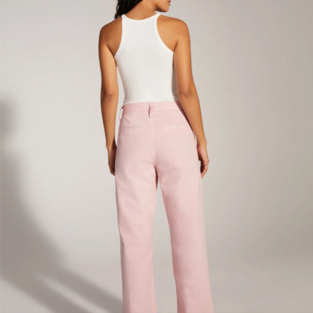 Favorite Daughter The Taylor Trouser Low Rise Pants, Ballet Pink, Sz. 26, GUC - Picture 5 of 7